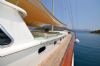C T 2 Gulet Yacht, Front Deck Seating And Sunbathing.