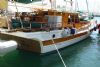 Leventis Gulet Yacht, Rear Starboard View.