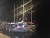 Manolya Gulet Yacht, At Night With Tender.