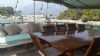 Oasis Gulet Yacht, Aft Deck Dining.