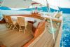 Wicked Felina Yacht, Rear Deck Seating.