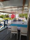 Ziya Efe Yacht, Aft Deck Comfortable Dining Area.